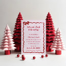 Search for pink christmas invitations Hand drawn