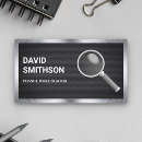 Search for private detective business cards Consultant