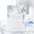 Search for blue snowflake baby shower invitations A little snowflake