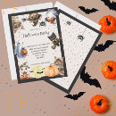 Search for children halloween invitations Bat