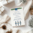 Search for blue white christmas invitations Chinoiserie