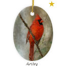 Search for cardinal painting christmas tree decorations Red