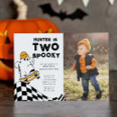 Search for two spooky birthday invitations Ghost