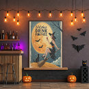 Search for halloween witch art Retro