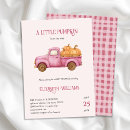 Search for pink pumpkin baby shower invitations Baby girl