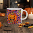 Search for glowing face mugs Pumpkin