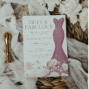 Search for fifty and fabulous invitations Dress