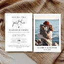 Search for funny reception invitations Minimal minimalist modern