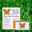 Search for dog boarding business cards Animal care