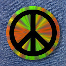 Search for sign for peace badges Orange