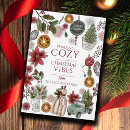 Search for vintage poinsettia christmas cards Watercolor