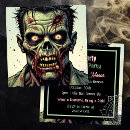 Search for undead halloween invitations Horror