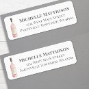 Search for wine bottle return address labels For her