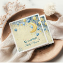Search for moon and stars napkins For her