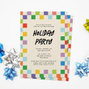 Search for colorful christmas invitations Merry and bright