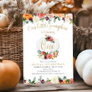 Search for burgundy 1st birthday invitations Pumpkin