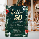 Search for poinsettia flower invitations Green