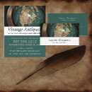 Search for globes business cards Vintage