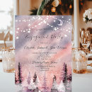 Search for tree engagement party invitations Snow