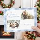 Search for cute photo christmas cards Gingham