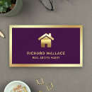 Search for purple foil business cards Interior designer
