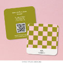 Search for chequerboard business cards Trendy