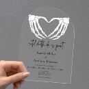 Search for bone white invitations Black and white