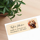 Search for goldendoodle return address labels Watercolor