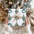 Search for chinoiserie christmas wrapping paper Watercolor