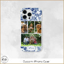 Search for blue toile iphone cases White