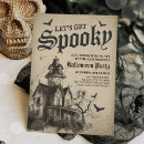 Search for vintage halloween invitations Gothic skull party