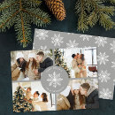 Search for 4 photo christmas cards Snowflake