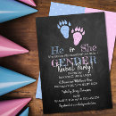 Search for halloween gender reveal invitations He or she