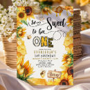 Search for bumble bee 1st birthday invitations Modern