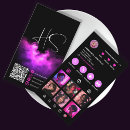 Search for hot pink business cards Influencer