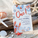 Search for lobster birthday invitations Coastal