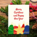 Search for nostalgic christmas cards Red and green