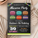 Search for macaron birthday invitations Macaroon