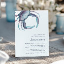 Search for blue crab invitations Preppy