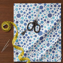 Search for blue polka dot fabric Blue and white
