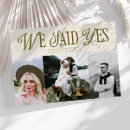 Search for we said yes invitations Typography