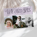 Search for we said yes invitations Typography