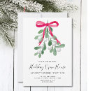 Search for open house christmas invitations Red green