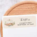 Search for rustic country return address labels Botanical