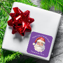 Search for purple christmas stickers Santa claus