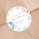Search for air balloon stickers Baby shower