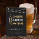 Search for cheers and beers birthday invitations Funny