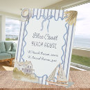 Search for beach house signs Navy blue