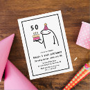 Search for humorous 50th birthday invitations Funny