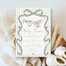 Search for digital baby shower invitations Sage green